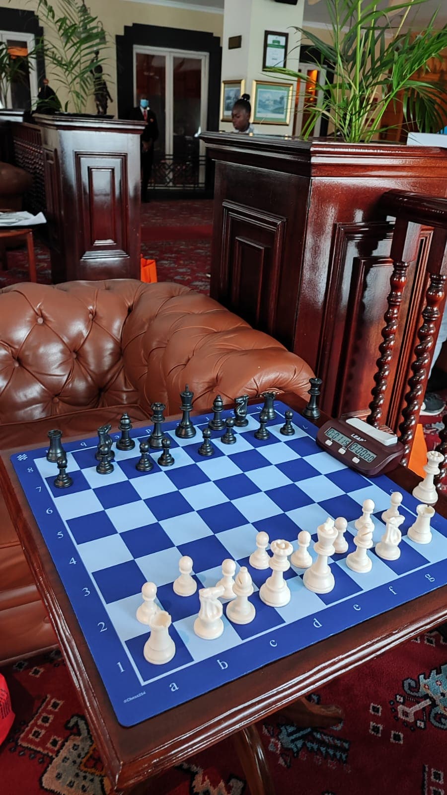 Tournament Rubber Chess Set + Bag