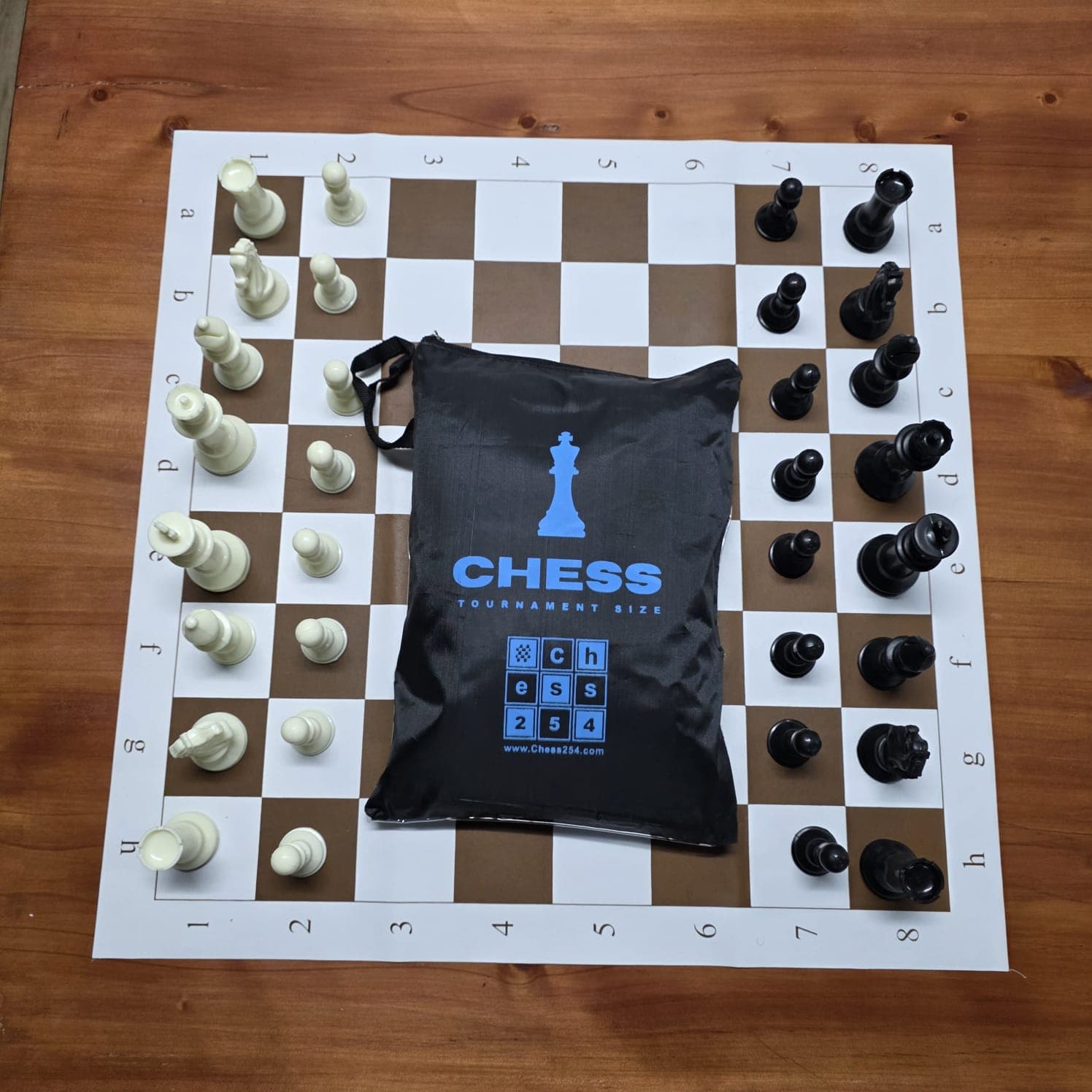 Tournament Vinyl Chess Set + Bag